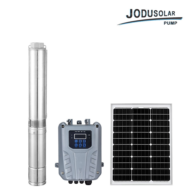 Pompe solaire 3 pouces 200w-1100w avec roue en plastique